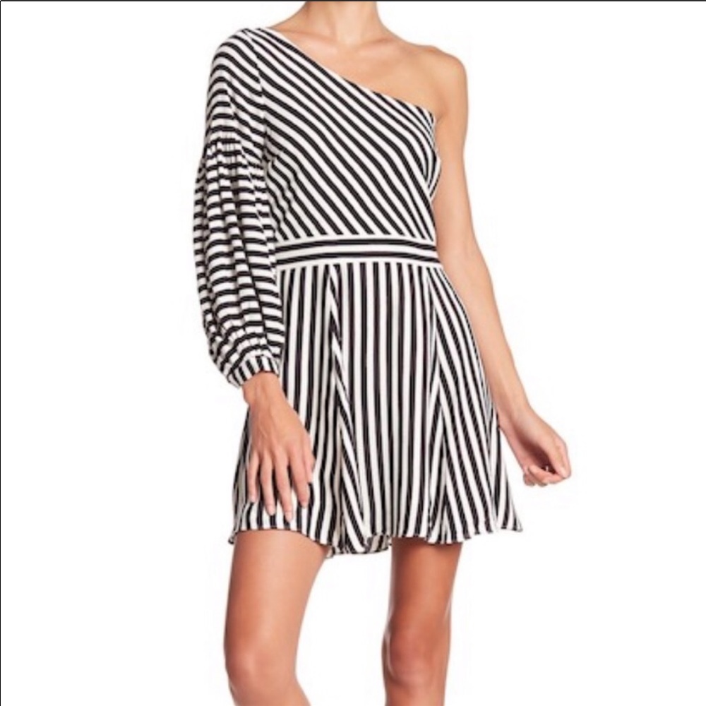 Lovers + Friends Huntington Bold Stripe Dress